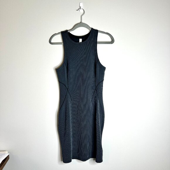 Lululemon Ribbed Softstreme Slim-Fit Tank Dress Athleisure Workout Gorpcore 6 - Picture 3 of 6